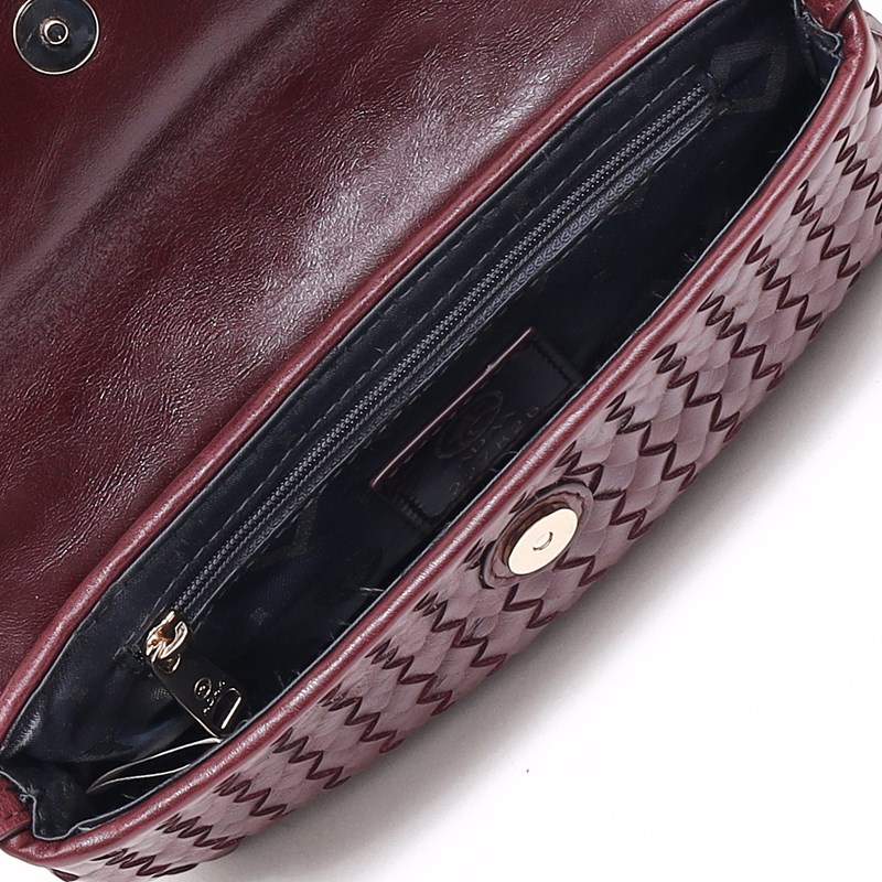Adax Skuldertaske Monroe Salerno Bordeaux 4