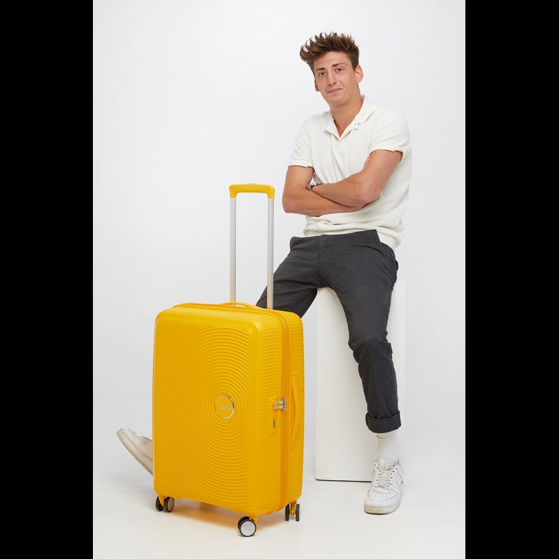 American Tourister Resväska Soundbox Gul 67 Cm 6