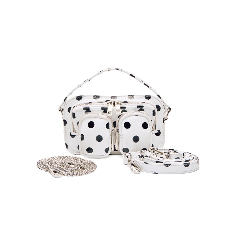 Núnoo Crossbody Helena Polka Sort/prikker 2