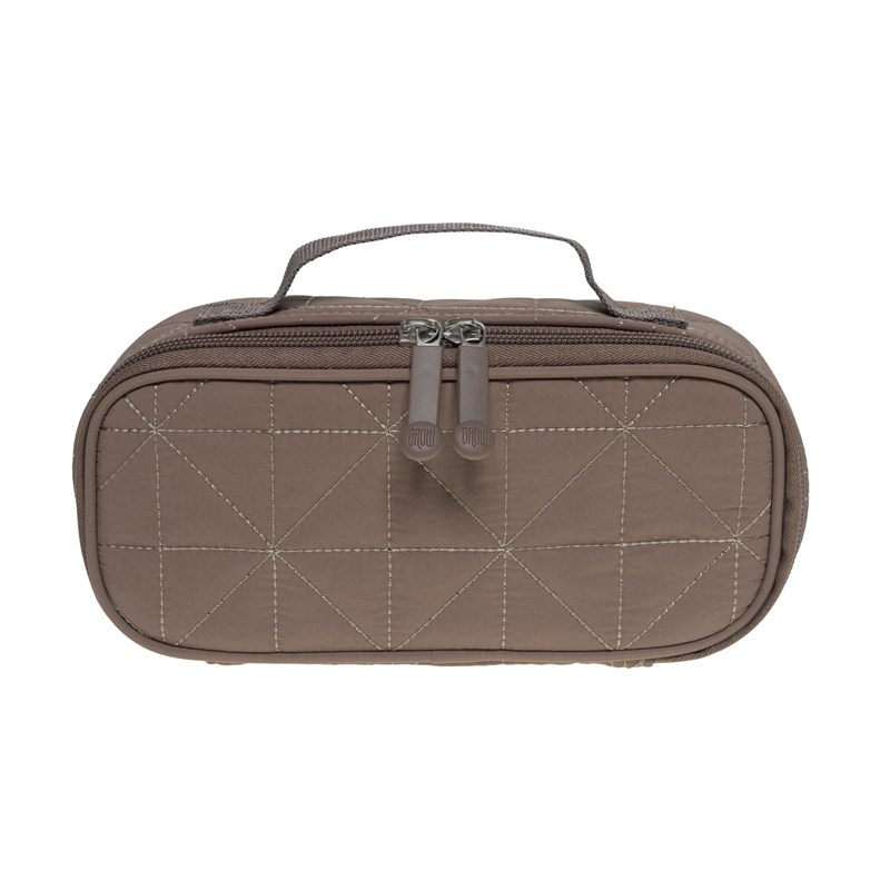 Grow Pennfodral Quilt Ovalt Mocca Brun 1