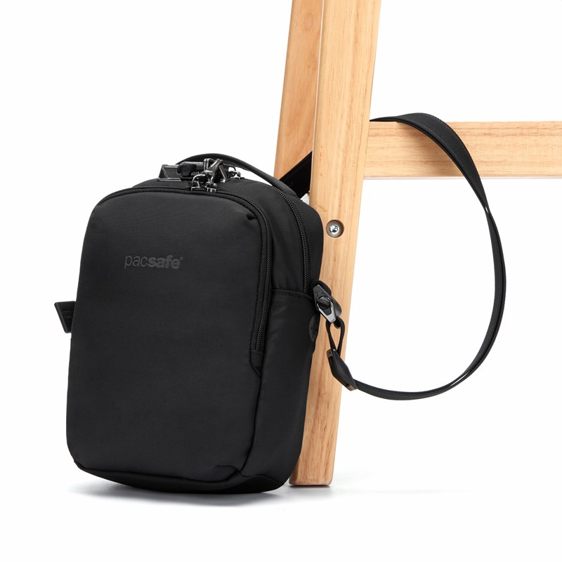 Pacsafe Skuldertaske Dark Black 6