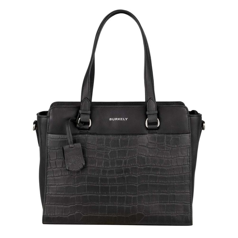 Burkely Håndtaske S Croco Caia Sort/Croco 1
