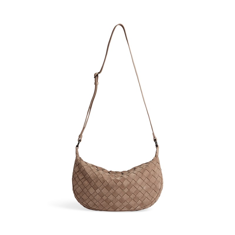 MARKBERG Skuldertaske Musembg Weave Mocca Brun 7