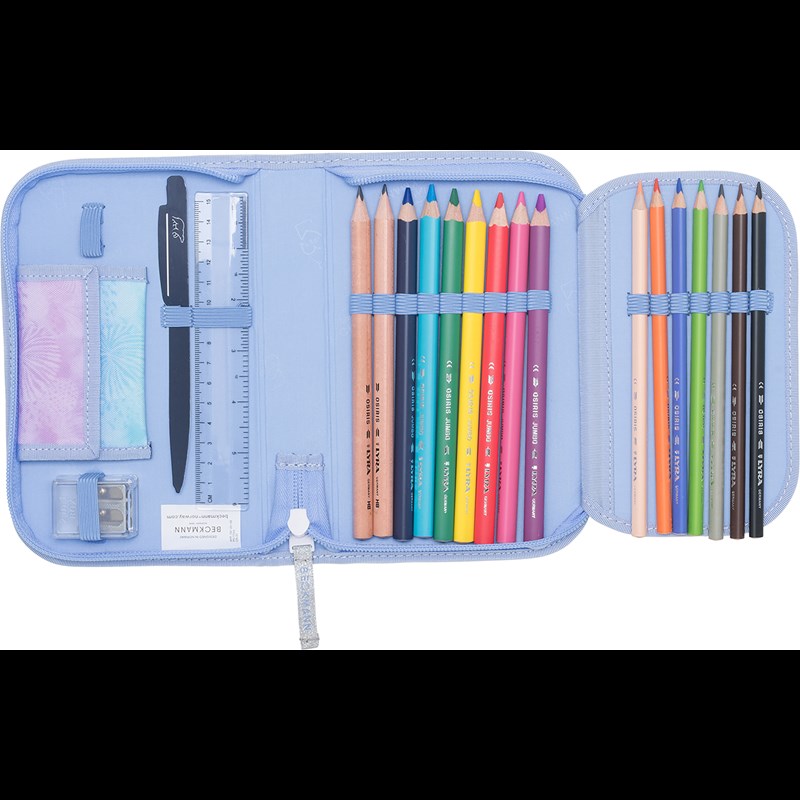 Beckmann Penalhus Seashell lyseblå/lilla 2