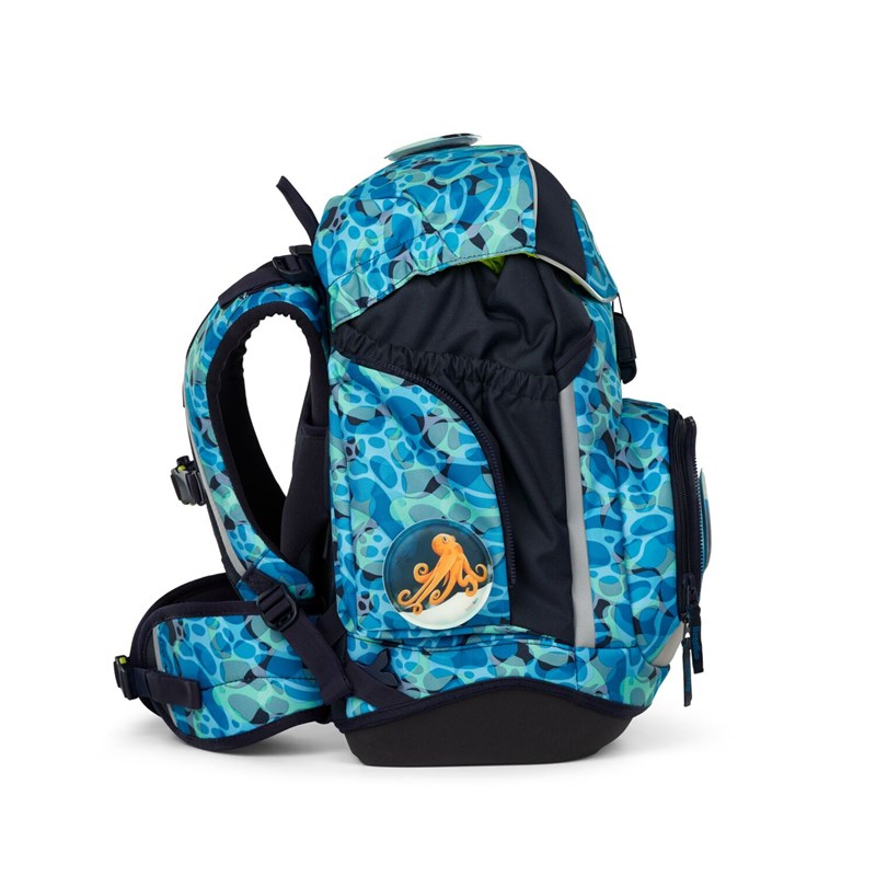 Ergobag Skoletaskesæt Pack Ocean Dive Blå/mønster 4