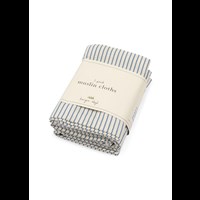 Konges Sløjd Tygblöja Muslin 3-pack Blue Beige/blå 1