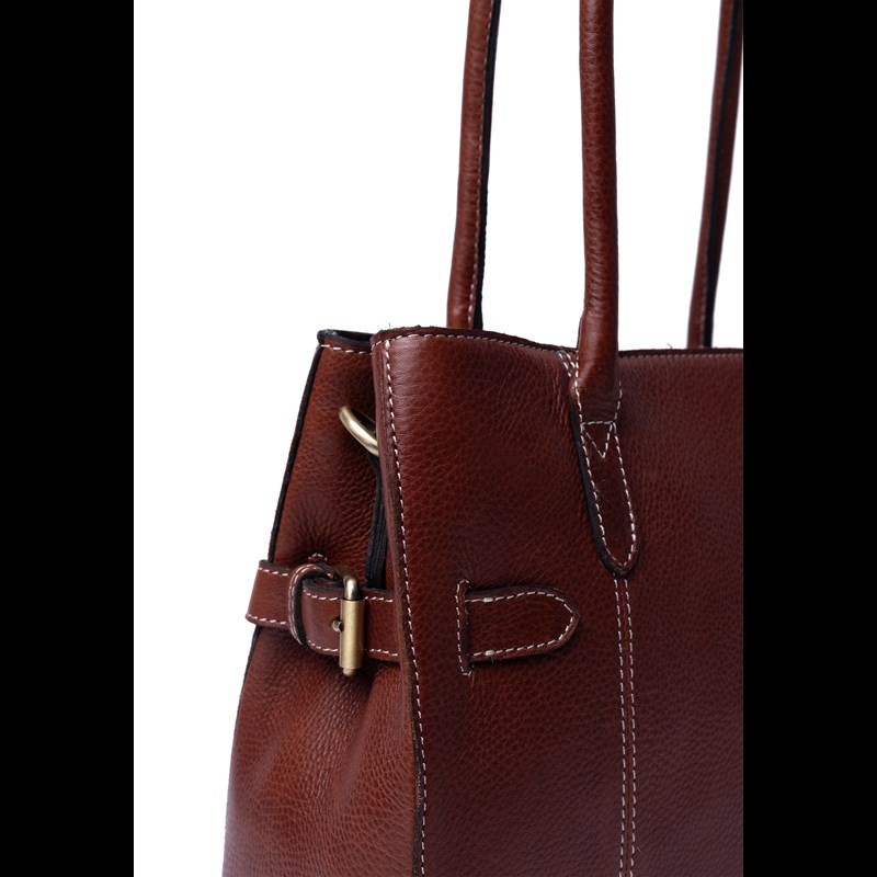 RE:DESIGNED Skuldertaske Nellie Small Cognac 5