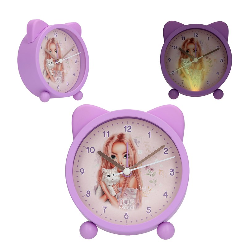 TOPModel Vækkeur Blooming Kitty Lilla 2