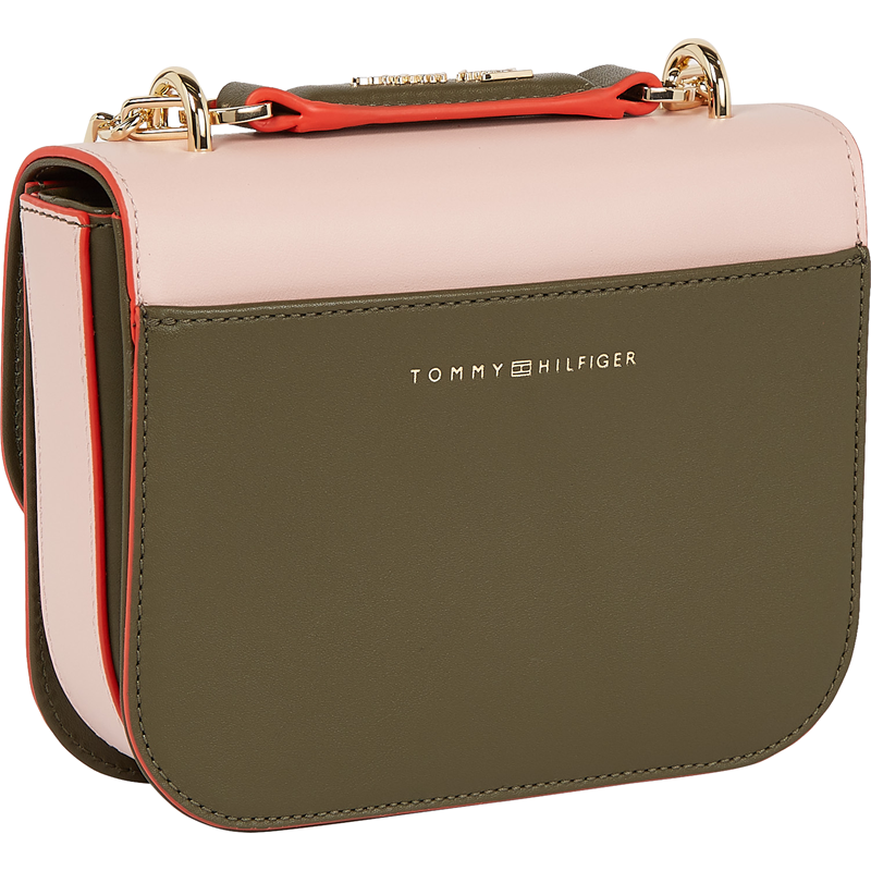Tommy Hilfiger Crossbody Turnlock Rosa/Grön 2