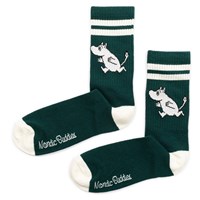 Nordic Buddies Herrestrømpe Mumitrold Retro Grøn Str. 40-46 1
