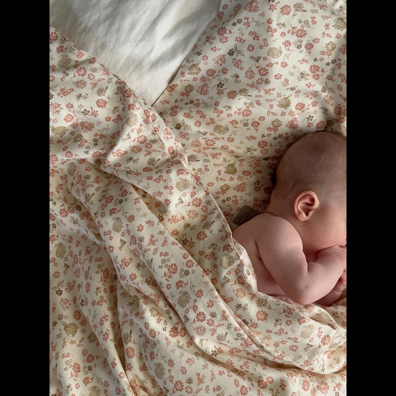 Cam Cam Copenhagen Sängkläder Baby Augusta Blommigt tryck 70x100 5