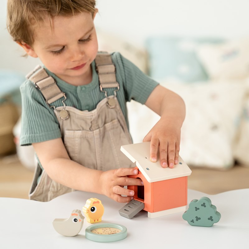 Done By Deer Lekställ Tiny Farm Clucky Multi 2