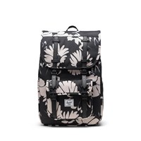 Herschel Rygsæk Little America Mid Sort/med blomster 1