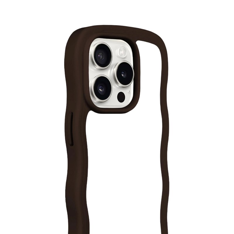 Holdit Mobilcover Wavy M. Brun Iphone 15 Pro 3