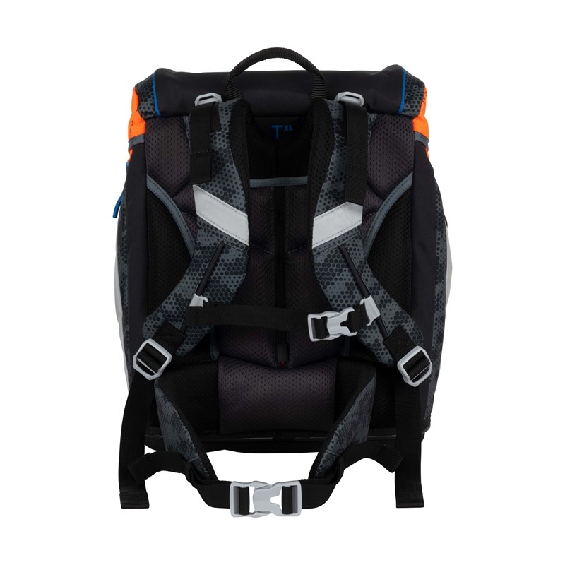 Scout Skoletaskesæt Alpha Stj.Kriger Sort/Orange 4