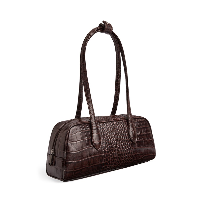 MARKBERG Skuldertaske EdenaMBG Suede Brown Croco 3