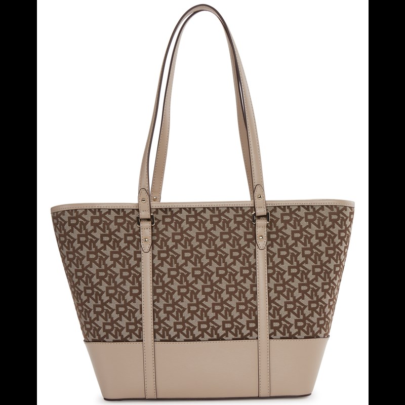 DKNY Shopper Bryant Park Tote Beige/grön 3
