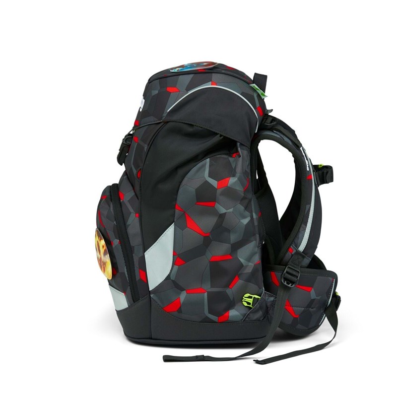 Ergobag Skoletaske Prime TaekBeardo Sort m/mønster 5