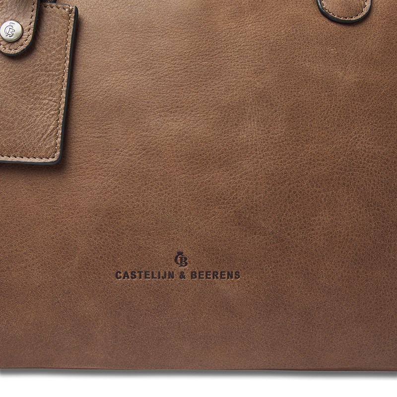 Castelijn & Beerens Handväska RFID Konjak 15" 4