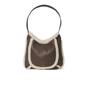 DAY ET Axelväska Day Faux Shearling Brun