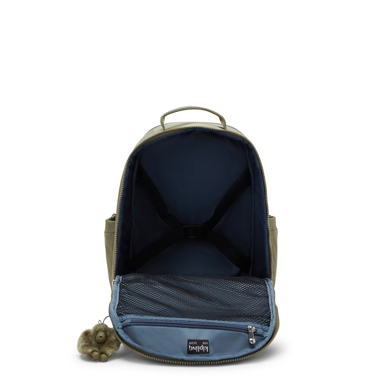 Kipling Rygsæk Seoul Cabin Army Grøn 3