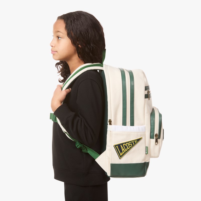 Lacoste Rygsæk Varsity Hvid/grøn 8
