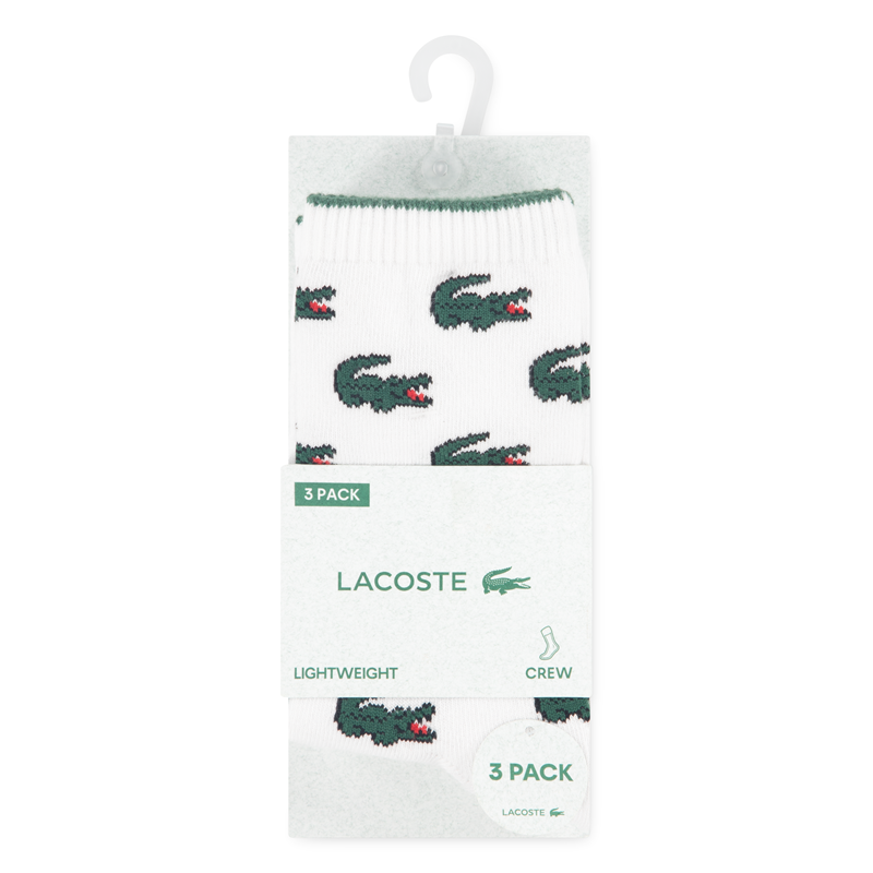 Lacoste Strumpor 3-pak Vit 38-42 2