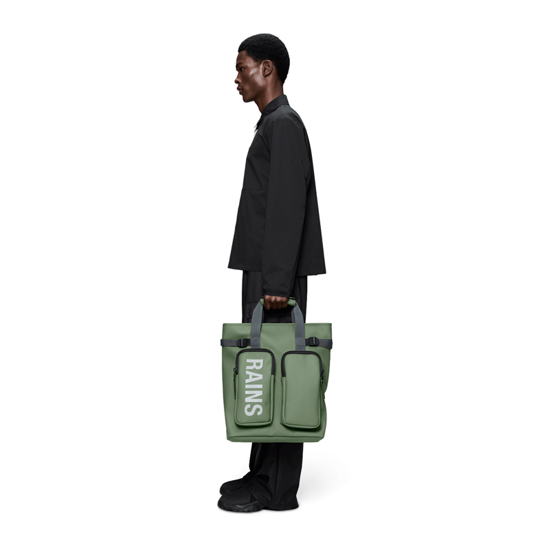 RAINS Ryggsäck Texel Tote Backpack Blad grön 5