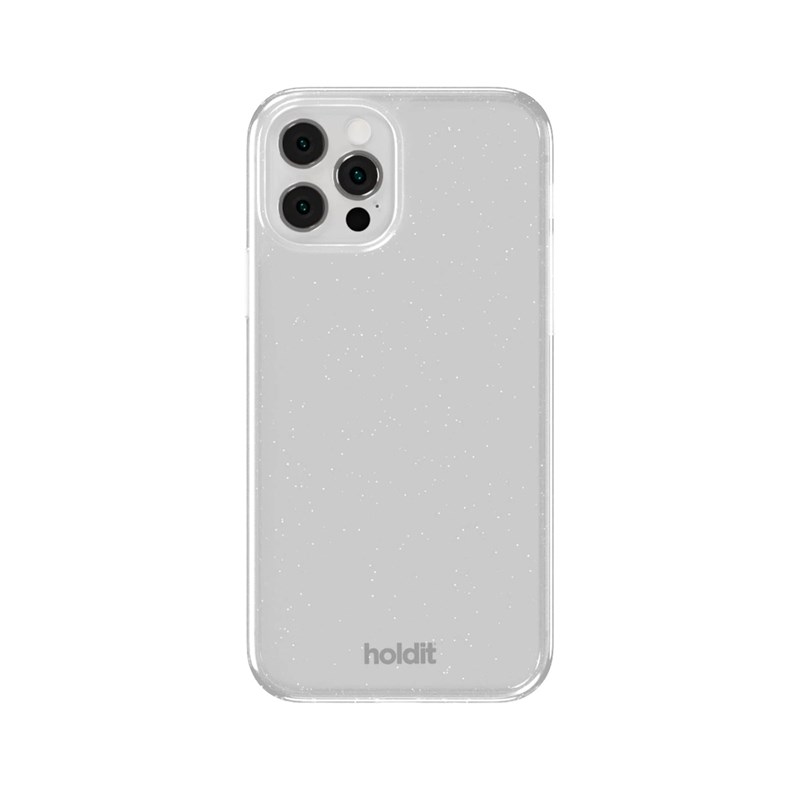 Holdit Mobilfodral Glitter Vit iPhone 12/12 Pro 1