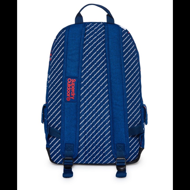 Superdry Rygsæk Montana Tone Splatter Blå/rød 2