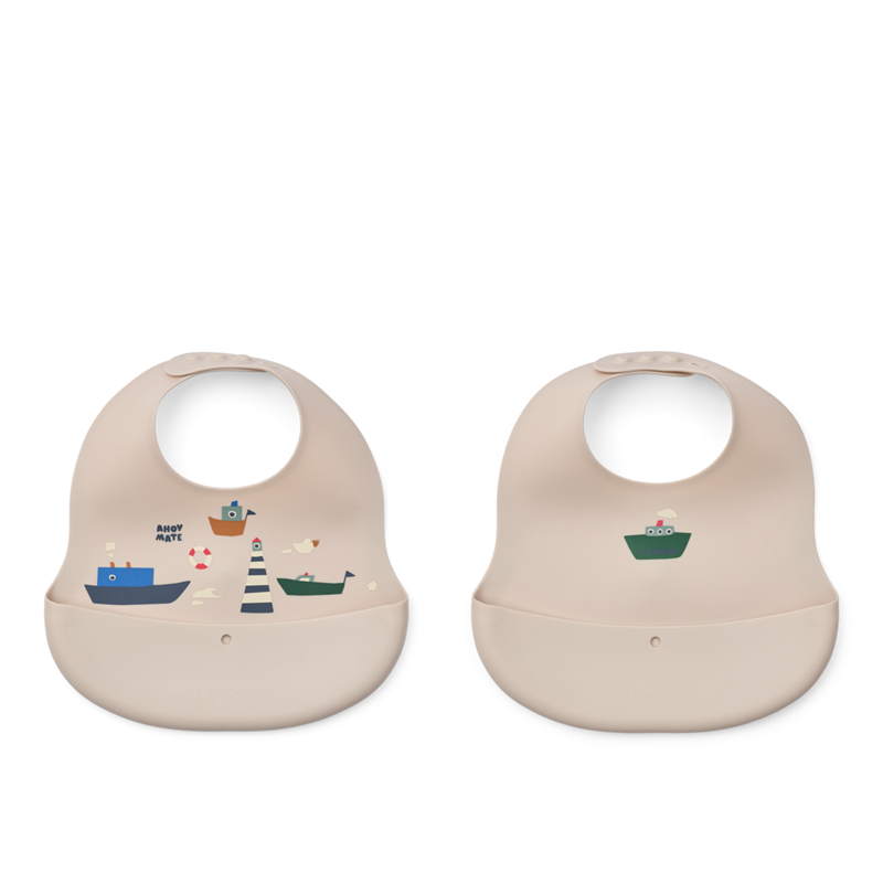 LIEWOOD Haklapp Ember 2-pack Creme 1