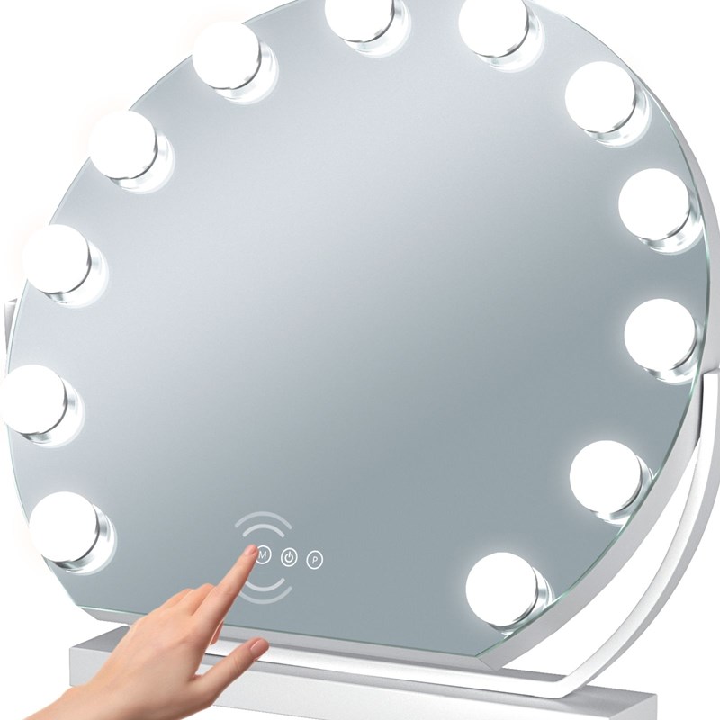 UNIQ Makeup spegel London 12 led Vit 4