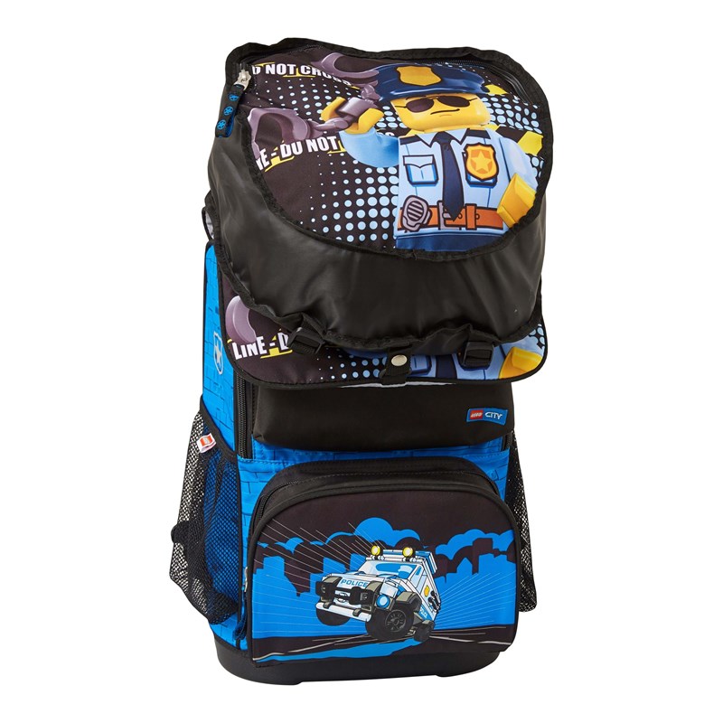 LEGO Bags Skoletaske Optimo City Police  Blå/sort 2