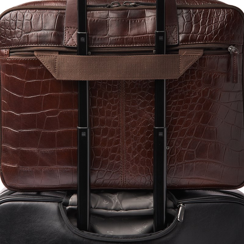 Castelijn & Beerens Computertaske Jules RFID Mocca Brun 15" 10