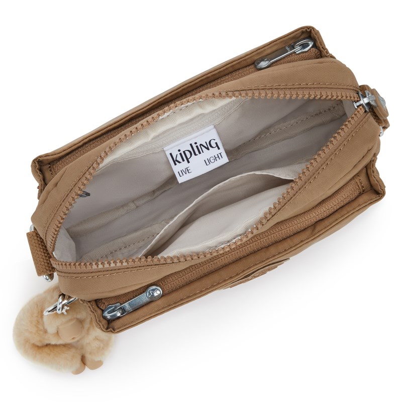 Kipling Crossbody Taske Abanu Camel 3