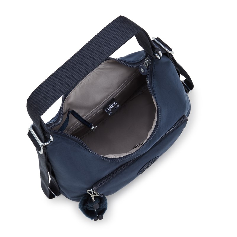 Kipling Axelväska Yenna Blå 3