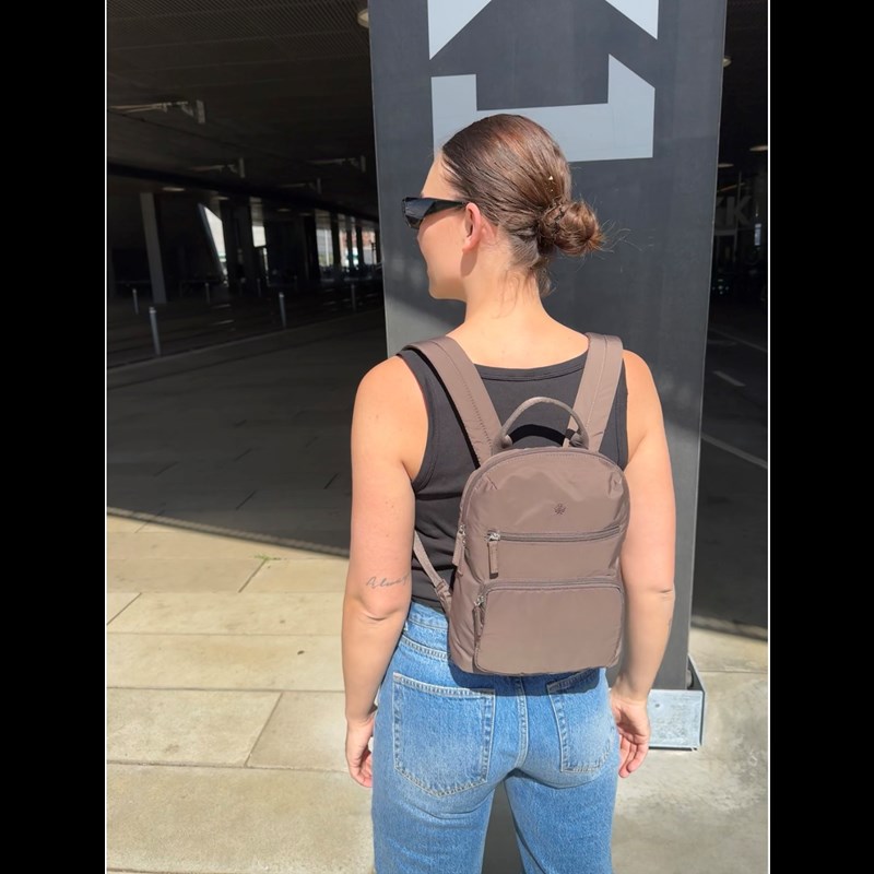 Aura Rygsæk Prato Recycled Taupe 2