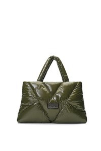 Flufié Handväska Flufié Pillow Shiny Khaki grön 1