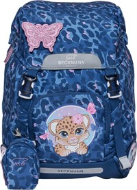 Beckmann Skolväska Classic Cheeta Blå/Blå 1