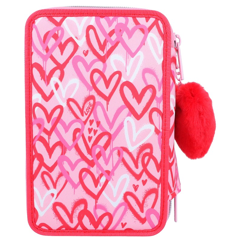 TOPModel Penalhus 3-lags One Love Rød/lyserød 8