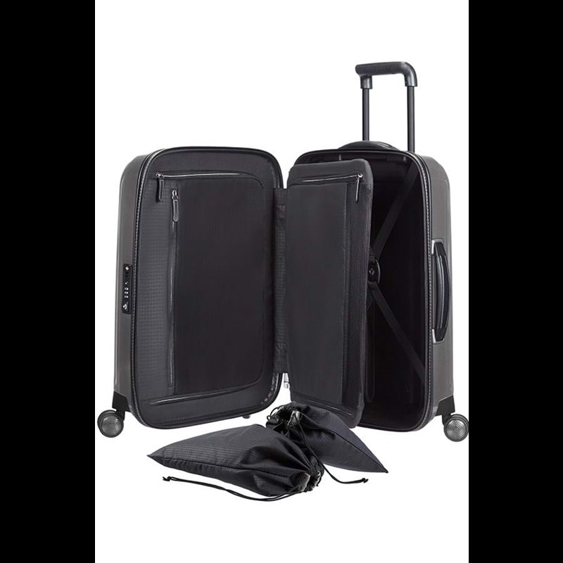 Samsonite Kuffert Lite Cube DLX Grå 55 Cm 3