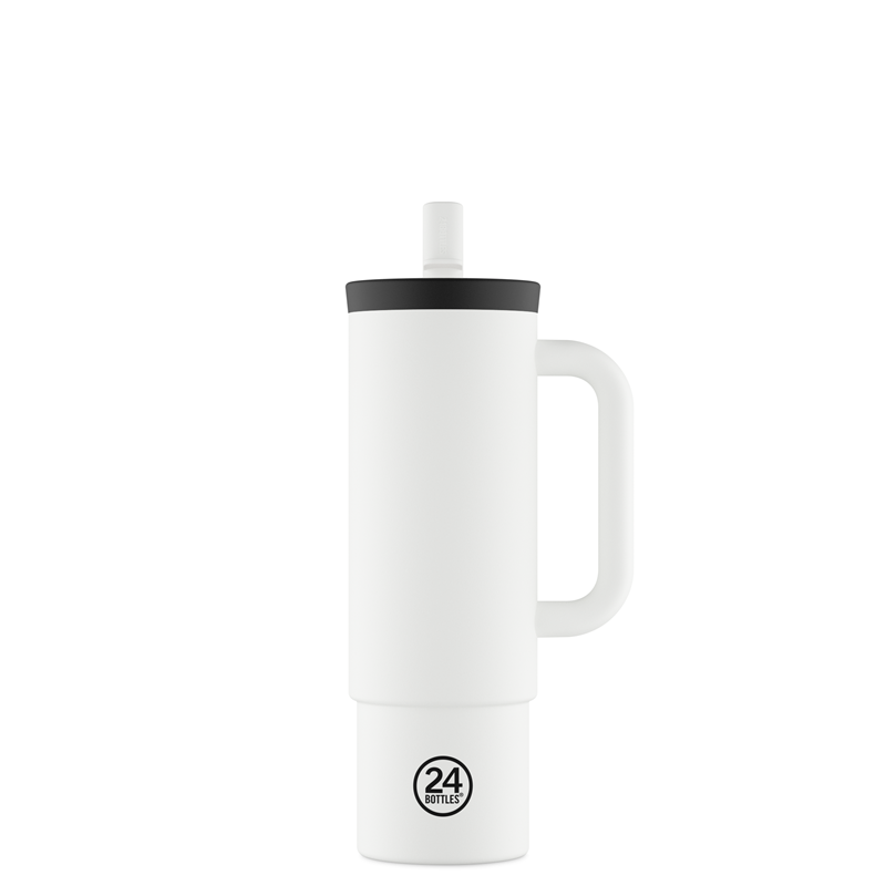 24Bottles Termokop Straw Cup Hvid 1