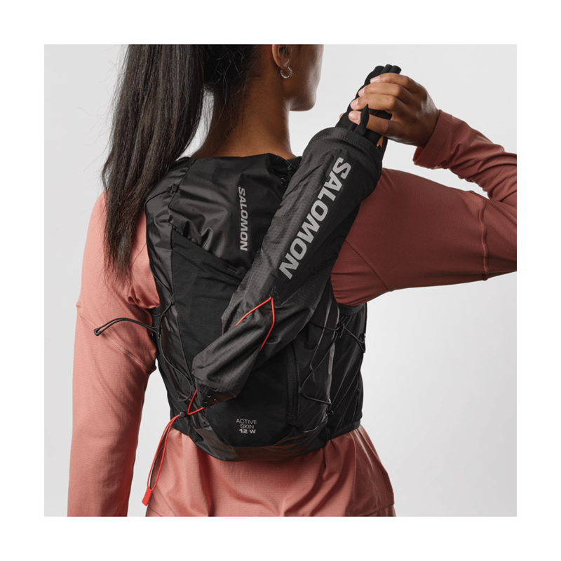Salomon Løbevest Active Skin 12 Women Sort Str L 7