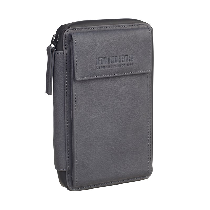 Leonhard Heyden Mobiltaske Phone Bag Den Haag Grå 1