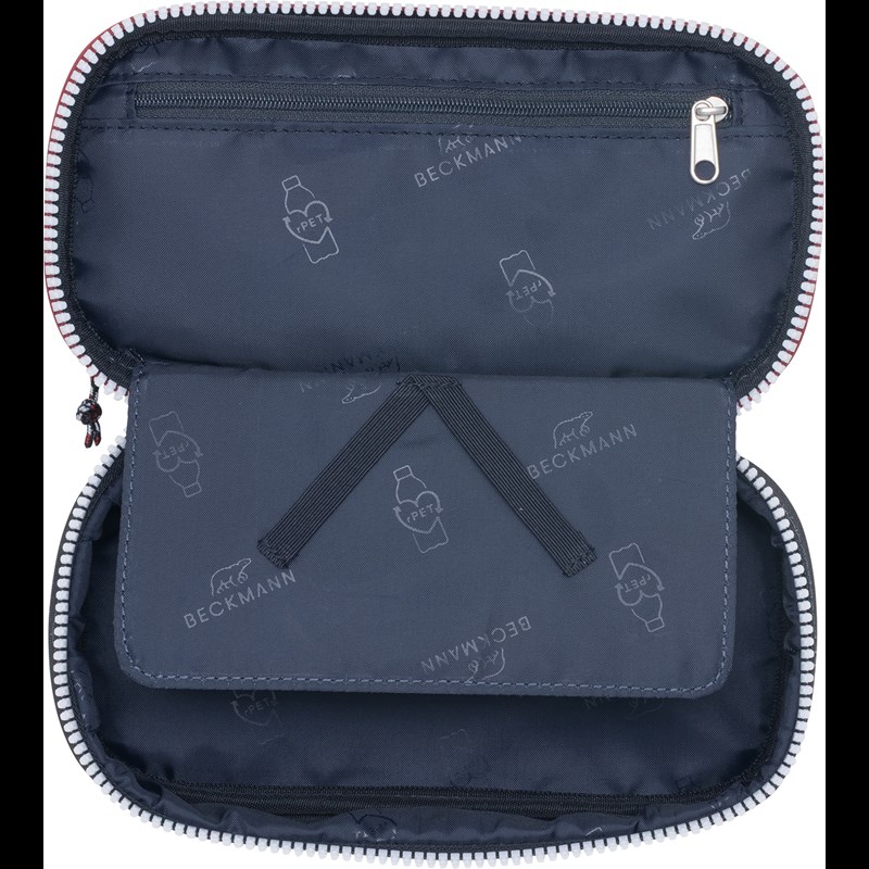 Beckmann Penalhus Sport Jr. Ovalt Blå/hvid 2
