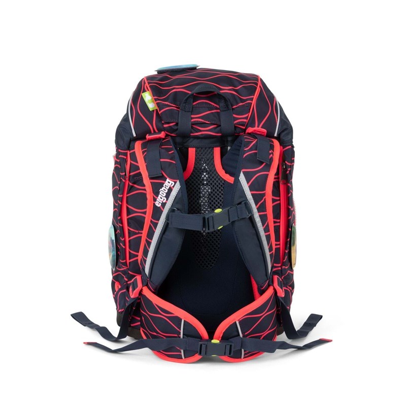 Ergobag Skoletaskesæt Pack Lumi Surf Sort/Rød 4