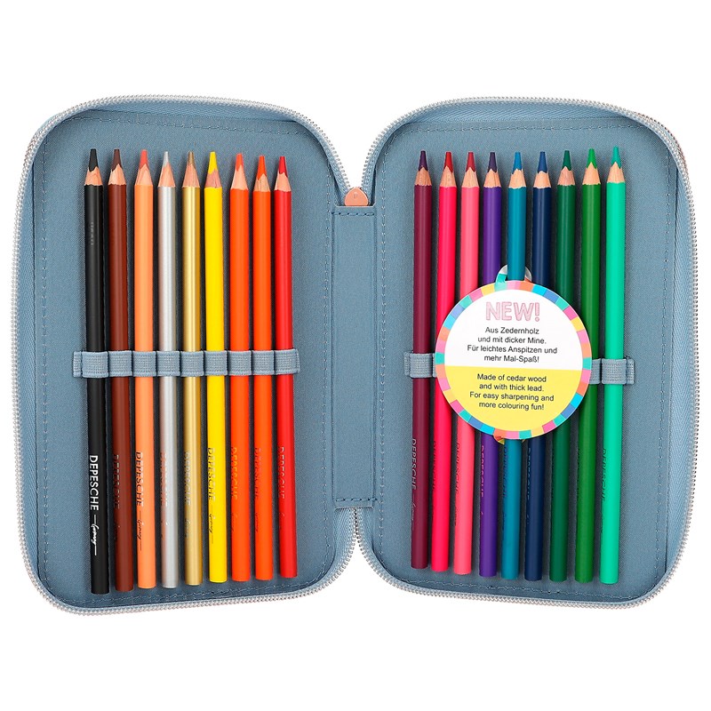 TOPModel Penalhus 3-lags Hund Blå 5