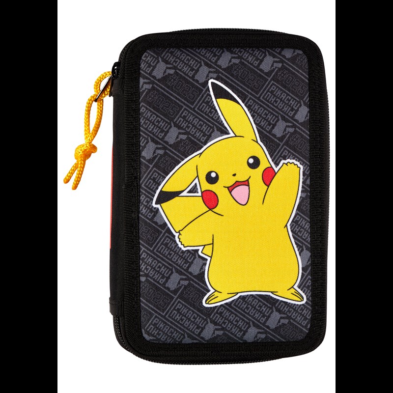 Pokèmon Pennfodral med fyld Pokémon Svart/Gul 1