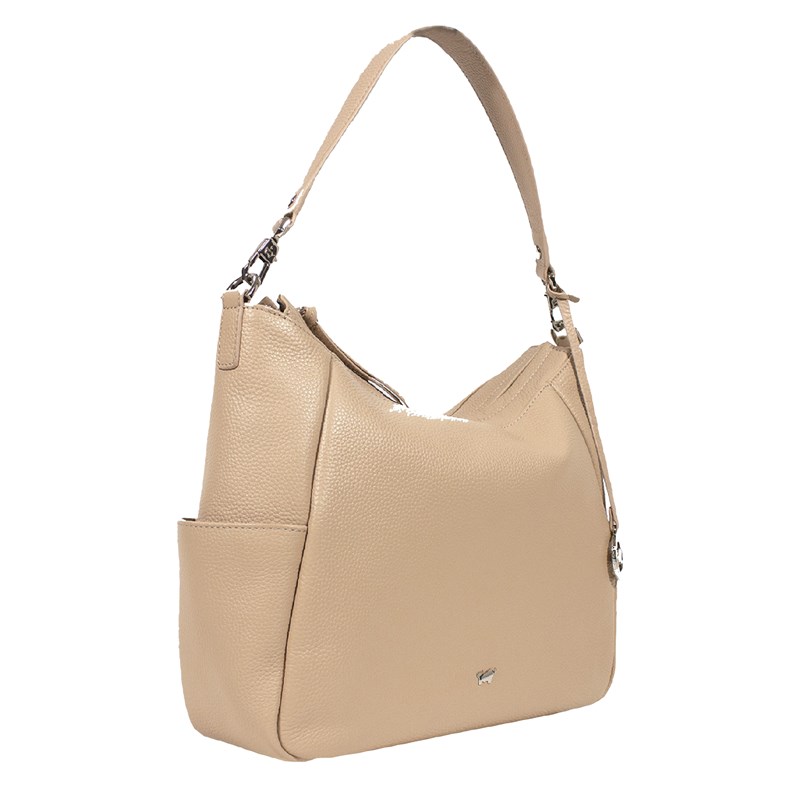 BRAUN BÜFFEL Hobo-väska Hanna Creme 3