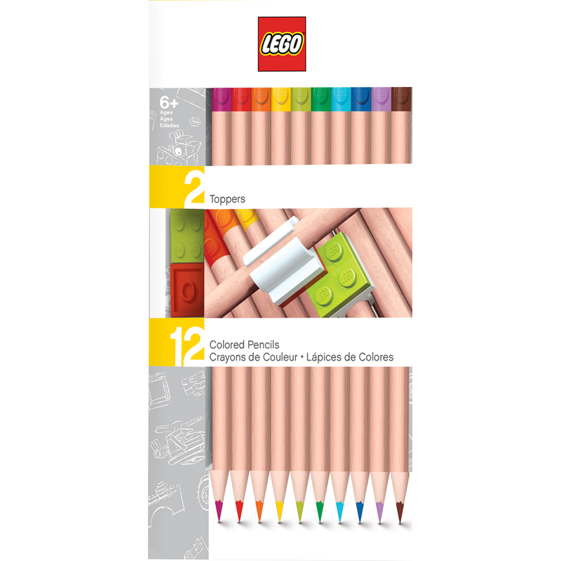 LEGO Bags Lego farveblyanter 12 stk. Ass farver 4